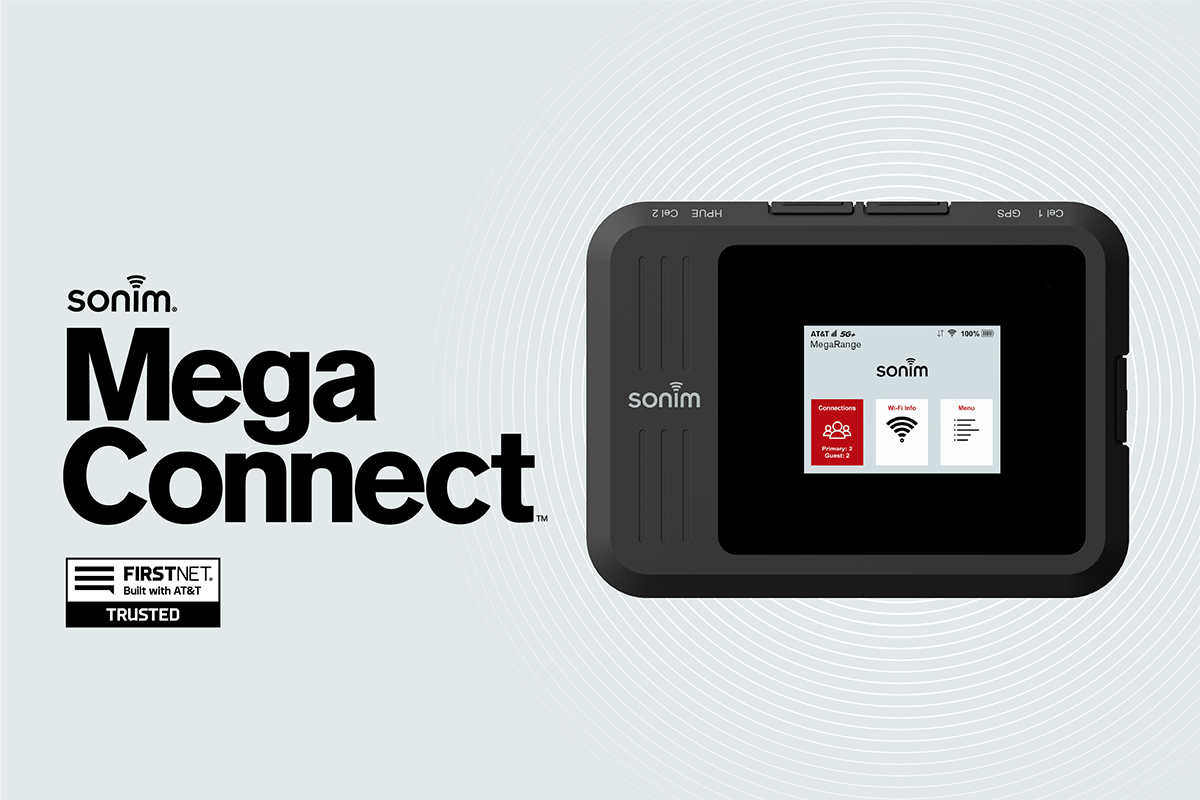 World’s most powerful Wi-Fi Hotspot, Sonim MegaConnect™, delivers superior connectivity for public safety on FirstNet®