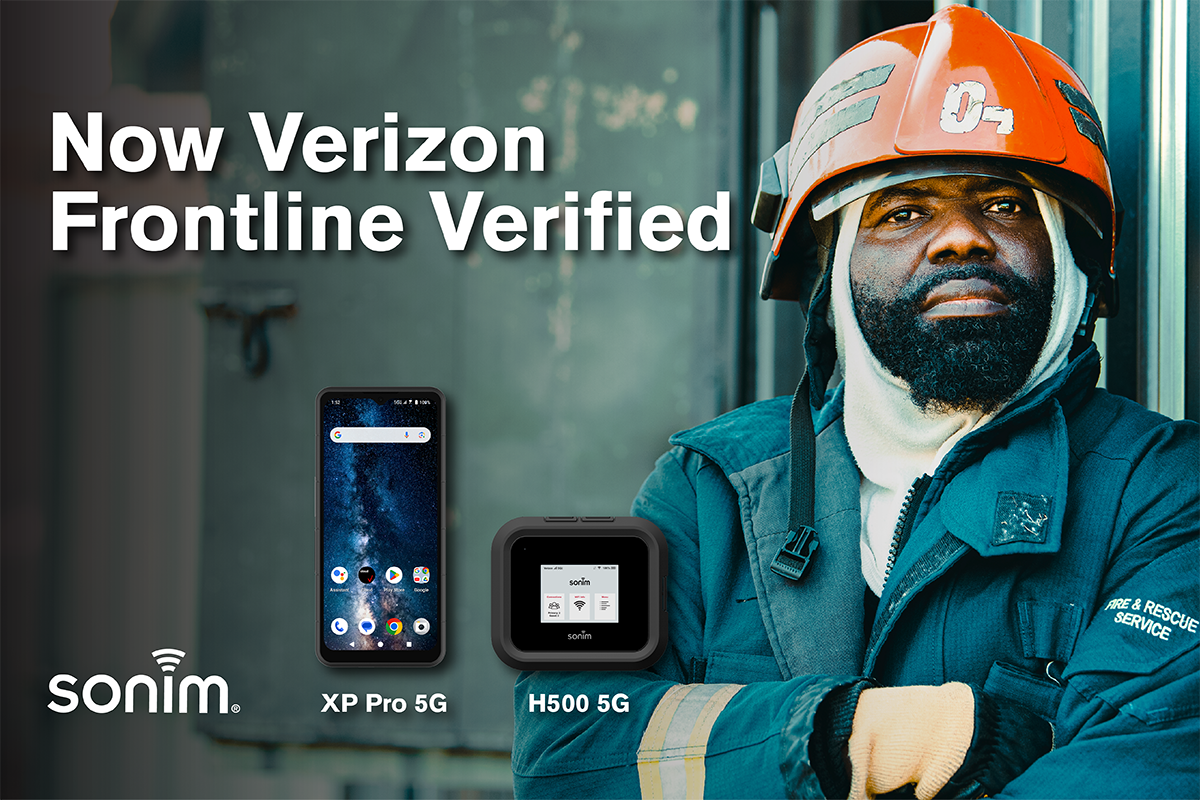 Sonim announced as latest “Verizon Frontline Verified” partner