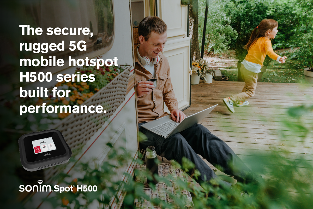 Sonim Spot™ H500: The Ultimate Rugged 5G Mobile Hotspot, Now Available Through UScellular