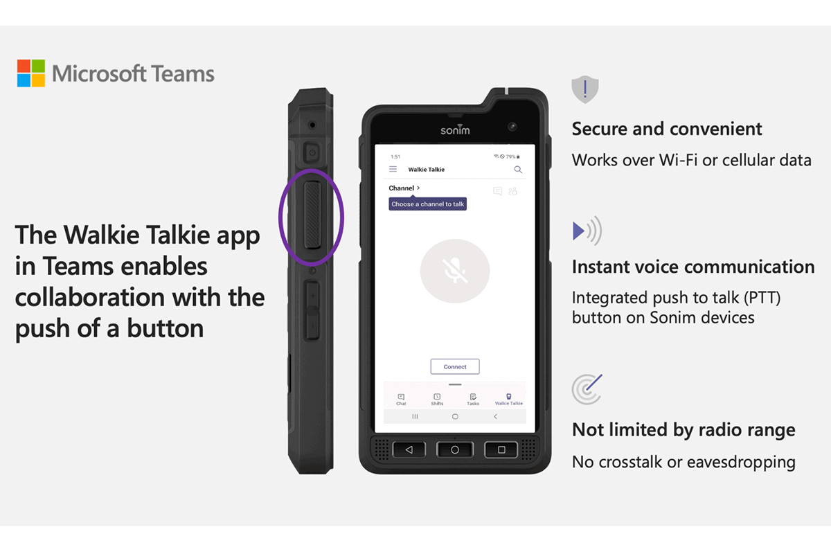 Sonim XP8 Smartphone Integrates Walkie Talkie in Microsoft Teams