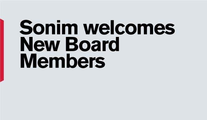 Sonim Appoints Three New Members to Its Board of Directors
